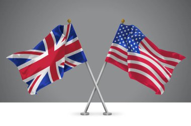 Amerika Birleşik Devletleri ve Birleşik Krallık 'ın İki Dalgalı Bayrağı, Amerikan ve İngiliz İlişkilerinin İşareti