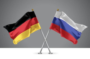 Almanya ve Rusya 'nın İki Dalgalı Bayrağı, Alman ve Rus İlişkilerinin İşareti