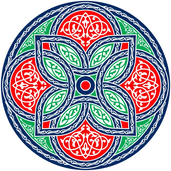 Circle Islamic Art Illustration Ramadan Festival Designs Fabric — Stock Photo, Image