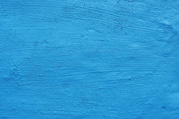 Грубий Текстурний Фон Стіни Пофарбований Яскраво Синій Колір — стокове фото