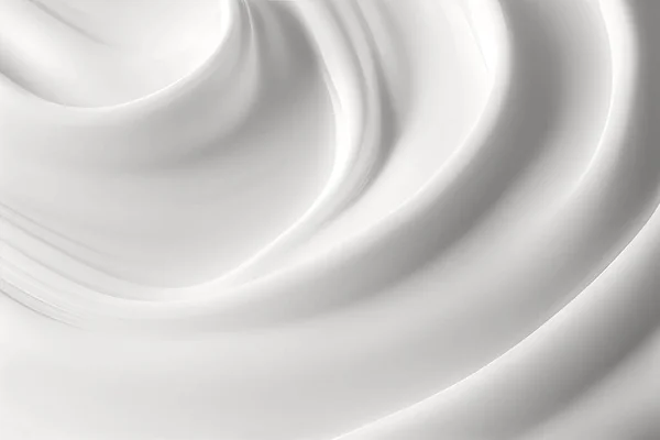 Zuiver Witte Crèmige Lotion Huidverzorging Crème Yoghurt Textuur Achtergrond Patroon Rechtenvrije Stockfoto's