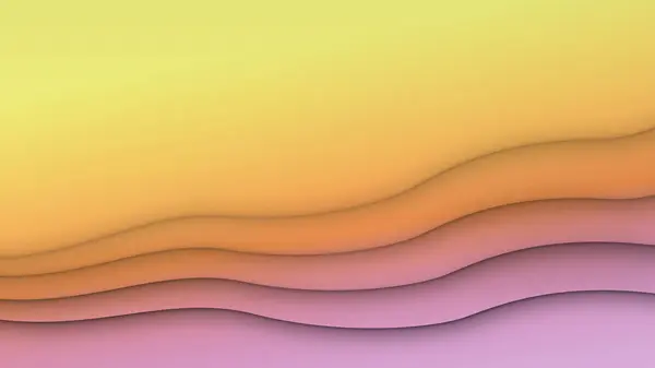 Abstract orange waves background - waves with fluid heat gradient.