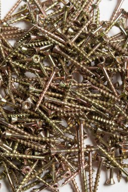 Metal, Paslanmaz Çelik Kendini Vurma Beyaz ahşap sırt vidaları