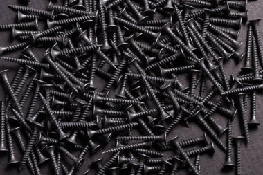 Metal, Paslanmaz Çelik Kendini Vurma Siyah ahşap sırt vidaları