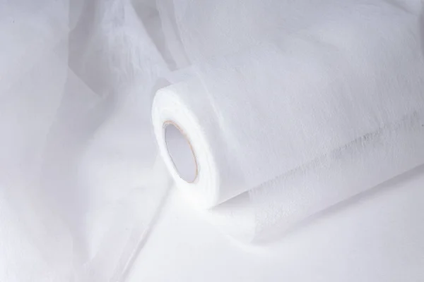Non Woven Material Covering Roll Medical Bed Stok Resim