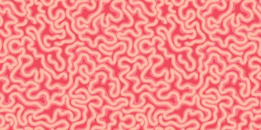  Mercan resiflerinde iz yok. Sualtı deniz yaşamı okyanus arka plan vektör çizimi. Beyin mercan desenli tasarım