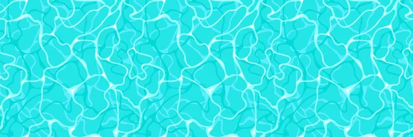 水リップルトップビューテクスチャシームレスパターンデザイン 太陽光の反射トップビュースイミングプール 海の背景 — ストックベクタ