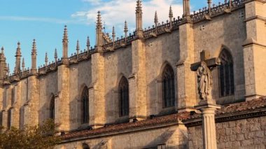 Cartuja de Miraflores Manastırı, Burgos, Castilla y Leon İspanya. Yüksek kalite 4k görüntü
