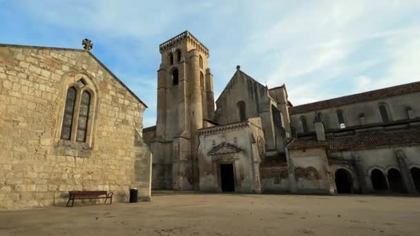 Caducidad Abadía Santa Maria Real Las Huelgas Burgos Castilla León — Vídeos de Stock