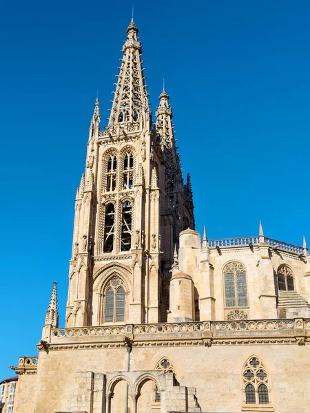 Собор Святой Марии Бургосе Испания Высокое Качество Фотографии — стоковое фото