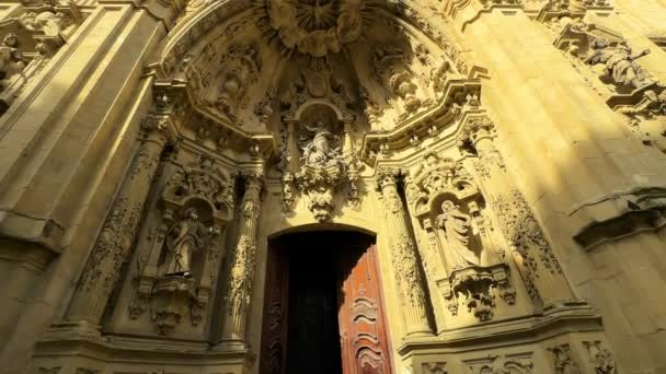 Basilique Santa Maria Del Coro San Sebastian Pays Basque Espagne — Video