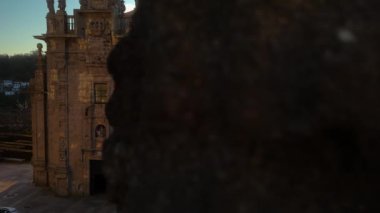 San Fructuoso Kilisesi Santiago de Compostela, İspanya. Yüksek kalite 4k görüntü
