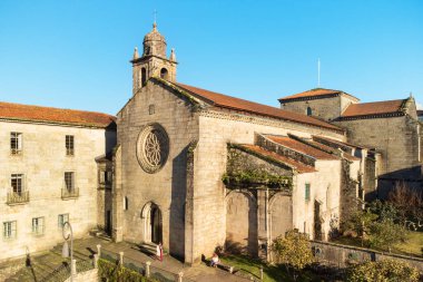 San Francisco Manastırı, Pontevedra, Galiçya, İspanya. Yüksek kalite fotoğraf