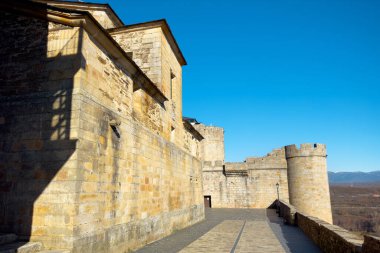 Puebla de Sanabria, Zamora, Kastilya ve Leon, İspanya. Yüksek kalite fotoğraf
