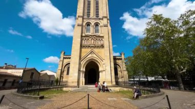 Saint Marie de La Bastide Kilisesi, Bordeaux, Fransa. Yüksek kalite 4k görüntü