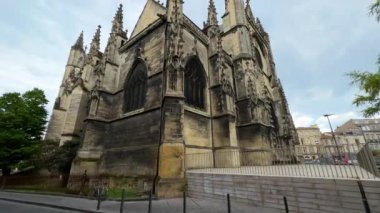 St. Michael Bazilikası, Bordeaux, Fransa. Yüksek kalite 4k görüntü