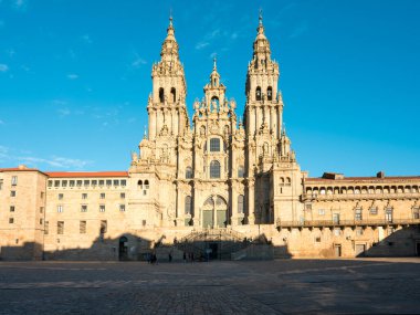 Santiago de Compostela Katedrali, Galiçya, İspanya. Yüksek kalite fotoğraf