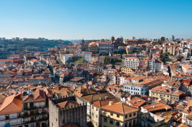 Portekiz, Porto şehrinin silüeti. Yüksek kalite fotoğraf