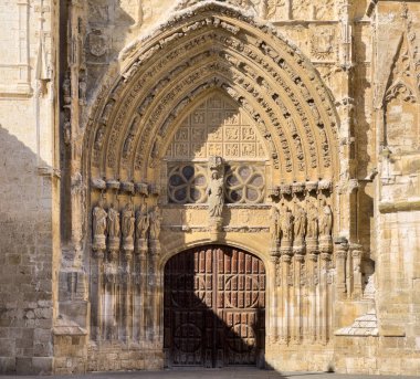 Palencia Katedrali, Castilla y Leon, İspanya. Yüksek kalite fotoğraf