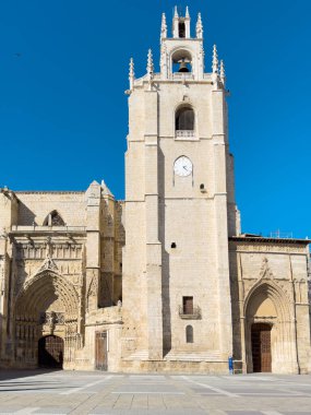 Palencia Katedrali, Castilla y Leon, İspanya. Yüksek kalite fotoğraf