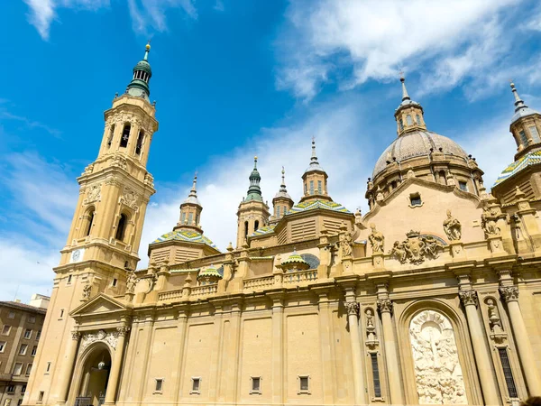 Stock image Basilica and cathedral of El Pilar, Zaragoza, Spain. High quality photo