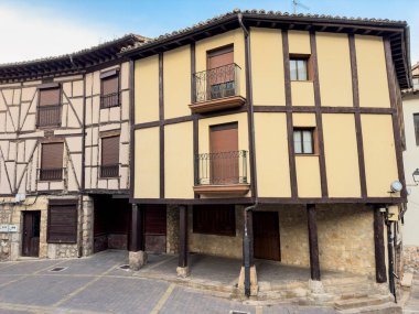 Poza de la Sal, Burgos, İspanya. Yüksek kalite fotoğraf