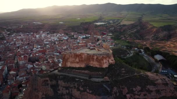 スペインのラ リオハで有名な観光地であるアーノレドの空中観察 高品質の4K映像 — ストック動画