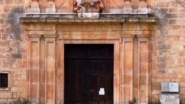 San Pedro de Arlanza Manastırı, Burgos, Kastilya ve Leon, İspanya. Yüksek kalite 4k görüntü