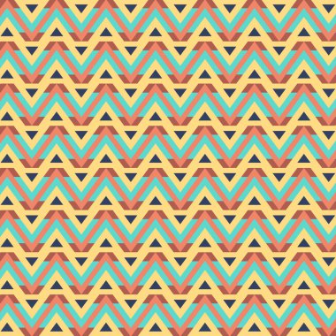 Geometrik desenli etnik dekoratif arka plan üçgenleri