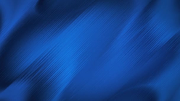 Looped Movement Blue Lines Abstract Background Diagonal Stripes Blue Screensaver — Stock Video