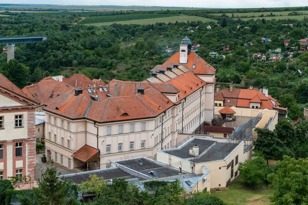 Znojmo Τσεχία Αυγούστου 2023 Θέα Από Τον Πύργο Του Λύκου — Φωτογραφία Αρχείου