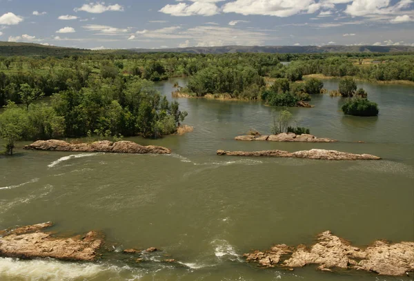 Río Ord Río 651 Kilómetros Largo Región Kimberley Australia Occidental — Foto de Stock