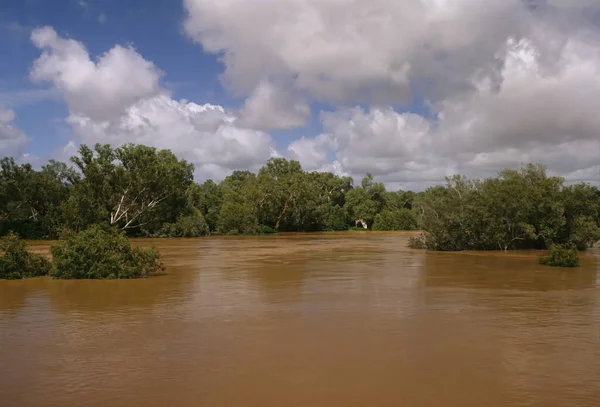 Río Ord Río 651 Kilómetros Largo Región Kimberley Australia Occidental — Foto de Stock