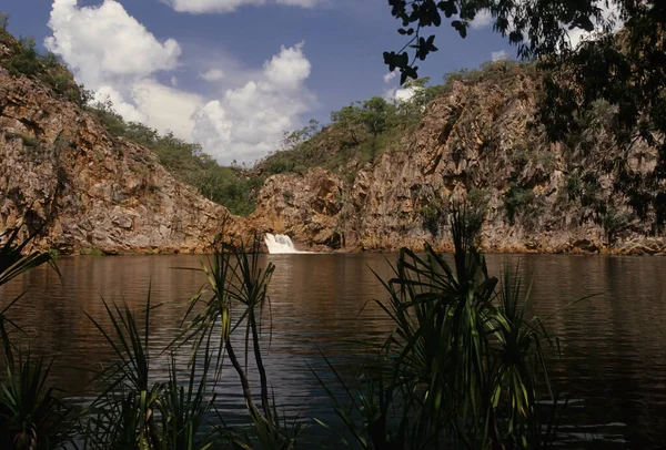 Nitmiluk Nasjonalpark Ligger Nordterritoriet Australia 244 Sørøst Darwin Nordøst Byen – stockfoto