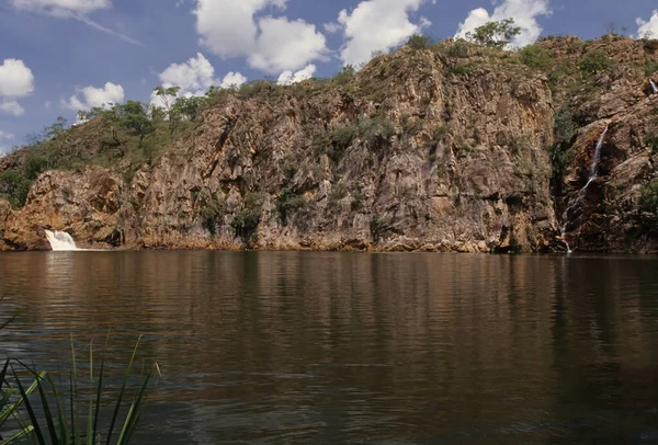 Nitmiluk Nasjonalpark Ligger Nordterritoriet Australia 244 Sørøst Darwin Nordøst Byen – stockfoto