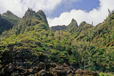 NaPali Coast State Park, ABD 'nin Hawaii eyaletinde, Kauai' nin kuzeybatı yakasında, Hawaii 'nin en eski ikinci adasıdır.