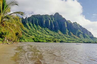 Koolau Sıradağları, Hawaii adasının doğu ya da ön kalkan volkanının kalıntılarına verilen isimdir. 
