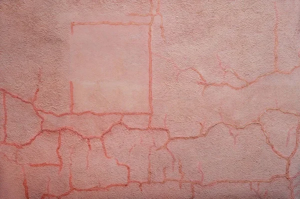Αφηρημένο Ροζ Χρώμα Φόντο Τραχύ Υφή Τοίχο Κόκκινο Διακλαδισμένης Γραμμικής — Φωτογραφία Αρχείου