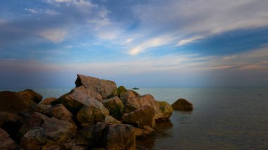 Fırtına Azov Denizi kıyısına yaklaşıyor.