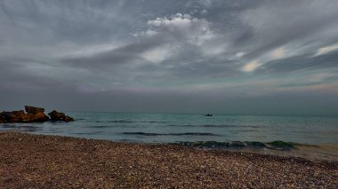 Fırtına Azov Denizi kıyısına yaklaşıyor.