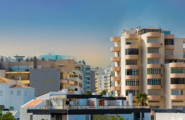 Portimao, Portiman, Algarve, Portekiz. 27.09.2020 Portimao şehrinin merkezinde bir ev.