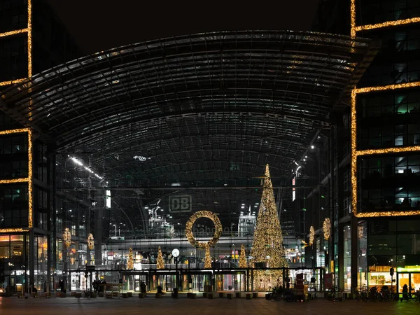 Berlín Alemania Enero 2021 Iluminación Berlín Víspera Año Nuevo Calles — Foto de Stock