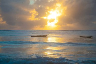 Beautiful sun rise at beach. gorgeous beautiful sunrise over the ocean