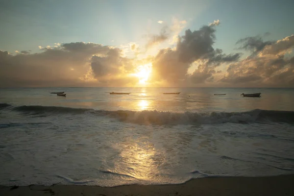 Beautiful sun rise at beach. gorgeous beautiful sunrise over the ocean