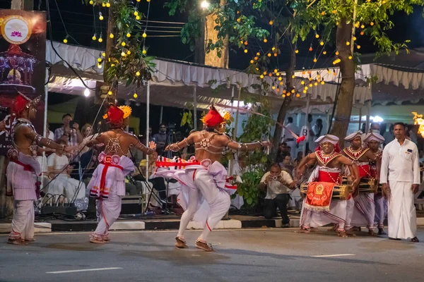Colombo Sri Lanka Febbraio 2023 Una Grande Processione Carnevale Con — Foto Stock