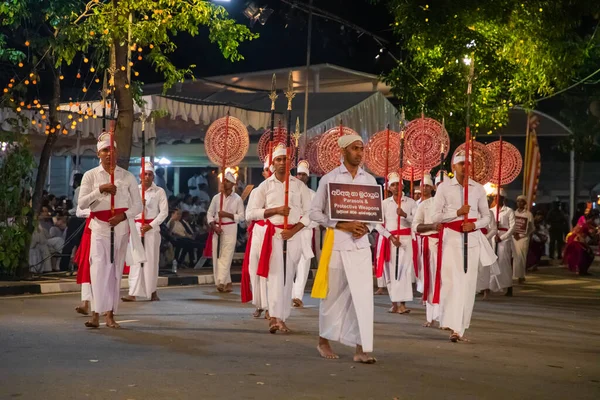 Colombo Sri Lanka Febbraio 2023 Una Grande Processione Carnevale Con — Foto Stock
