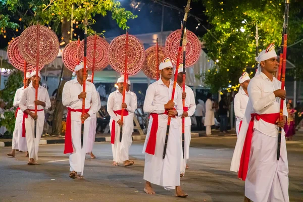 Colombo Sri Lanka Febfuary 2023 Een Grote Carnavalstoet Met Verkleed — Stockfoto