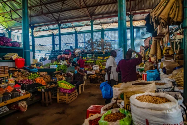 Diani Mombasa Kenya Октября 2019 Oldest Food Market Mombasa You — стоковое фото
