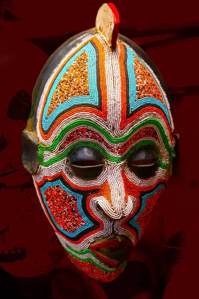 Plage Diani Mombasa Kenya Octobre 2019 Artisanale Traditionnelle Africaine Mas — Photo