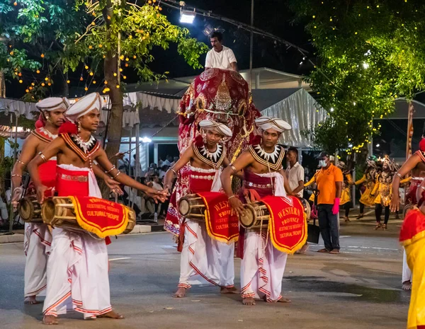 Colombo Sri Lanka Febfuary 2023 Grote Carnaval Feestelijke Processie Met — Stockfoto